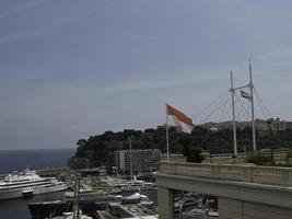 monaco au bord de la méditerranée photo