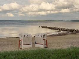 la ville d'eckernfoerde à la mer baltique photo