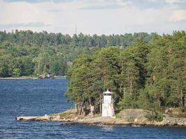 la mer baltique près de stockholm photo