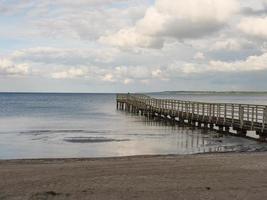 la ville d'eckernfoerde à la mer baltique photo