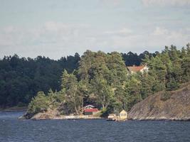 la mer baltique près de stockholm photo