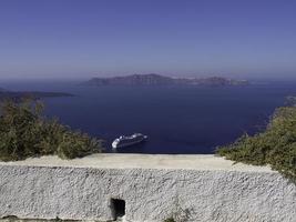 île de santorin en grèce photo