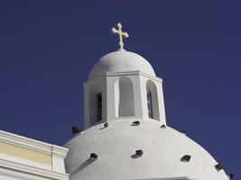 île de santorin en grèce photo