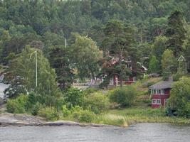 la mer baltique près de stockholm photo