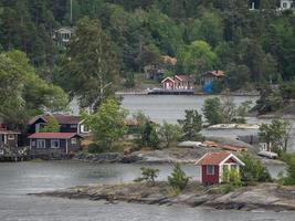 la mer baltique près de stockholm photo