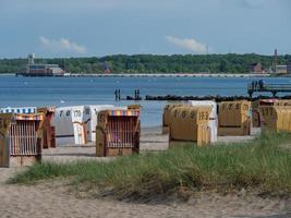 la ville d'eckernfoerde à la mer baltique photo