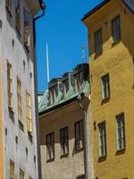 ville de stockholm en suède photo