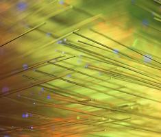 fibres optiques dinamic battant du plus profond sur fond de technologie photo