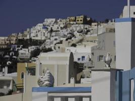 île de santorin en grèce photo