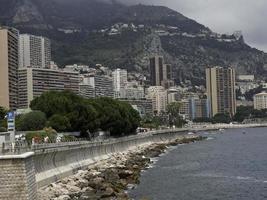 monaco au bord de la méditerranée photo