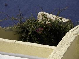 île de santorin en grèce photo