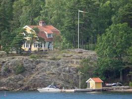 la mer baltique près de stockholm photo