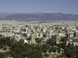 la ville d'athènes en grèce photo