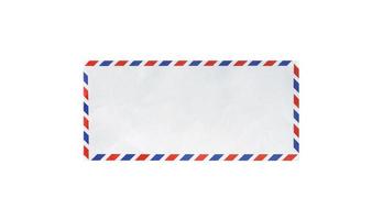 enveloppes de courrier sur fond blanc