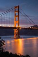 Golden-gate bridge at Dusk, San Francisco, Californie