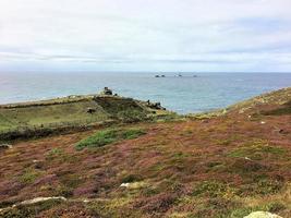 une vue sur la mer à lands end à cornouailles photo