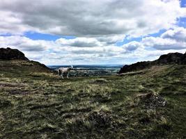 une vue sur les collines de caradoc dans le shropshire photo