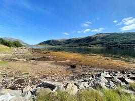 une vue sur la campagne écossaise près de glenfinnan photo