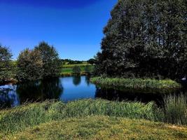 une vue sur la campagne du shropshire près de church stretton photo