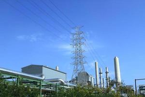 une centrale électrique à combustible fossile photo