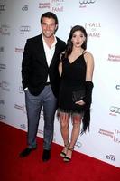 los angeles, 11 mars - james wolk, amanda setton au gala d'intronisation du 23e temple de la renommée de l'académie de télévision à l'hôtel beverly wilshire le 11 mars 2014 à beverly hills, ca photo