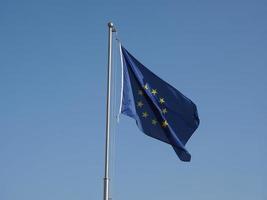 drapeau de l'union européenne eu photo