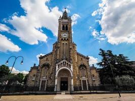 hdr église santa rita da cascia à turin photo