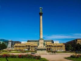 hdr schlossplatz place du château stuttgart photo