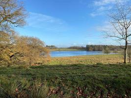 une vue sur la campagne du cheshire près de knutsford photo