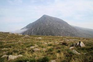 une vue sur la campagne du Pays de Galles à Snowdonia près du lac Ogwen photo