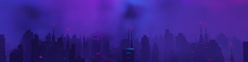rendu 3d du concept de paysage de ville de nuit cyber punk. lumière rougeoyante sur scène sombre. vie nocturne. réseau technologique pour 5g. au-delà de la génération et futuriste de la capitale de la science-fiction et de la scène du bâtiment. photo
