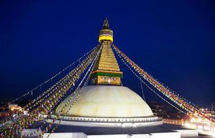 Boudhanath stupa à Katmandou, Népal photo