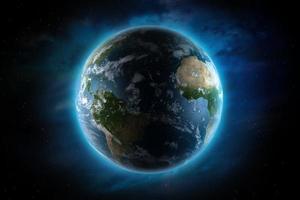 illustration de la planète terre photo