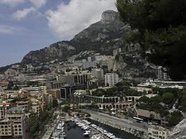 monaco au bord de la méditerranée photo