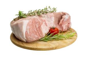 viande de porc crue photo