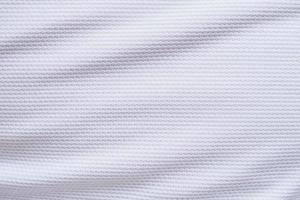 maillot de football blanc vêtements tissu texture vêtements de sport fond photo