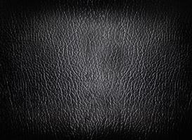fond de texture grunge en cuir noir photo