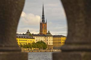 vue sur la cathédrale, stockholm, suède
