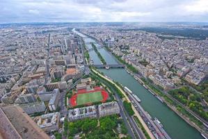 paris, vue aérienne photo