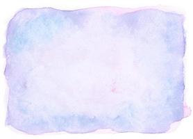 coups de pinceau aquarelle d'une main dessinée isolée sur fond blanc photo