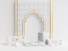 podium islamique minimal pour le placement de produit photo