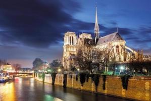 Cathédrale Notre Dame de Paris et Seine, Paris, France