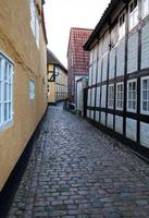 vieille rue à ribe, danemark photo