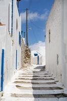 architecture sur les cyclades. bâtiments de l'île grecque. photo