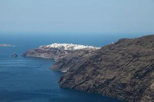 Oia sur l'île de Santorin dans les Cyclades
