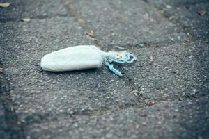 un vieux tampon dans la rue photo