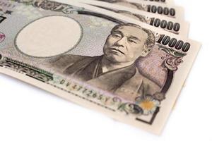écran blanc isolé banque argent japonais