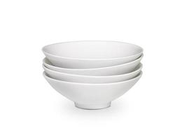 vaisselle, assiette en céramique sur fond blanc photo