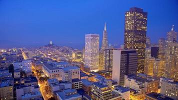 San Francisco skyline at night photo