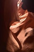 superbe canyon de roche rouge en forme en arizona photo